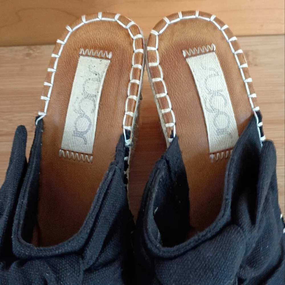 Sugar womens hundreds black canvas plataform sandals shoes NWT | size 7.5 - Picture 8 of 10